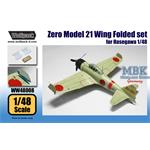 A6M2b Zero Model 21 Wing Folded set