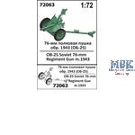 OB-25 Soviet 76mm Regimental gun m.1943