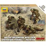 1:72 British Machinegun with Crew 1939-1943