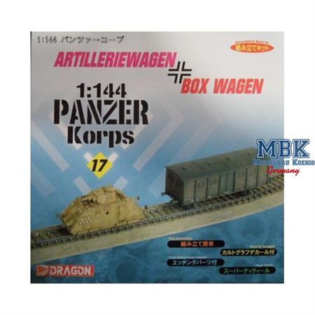 Artilleriewagen & Boxwagen - dual pack 1:144