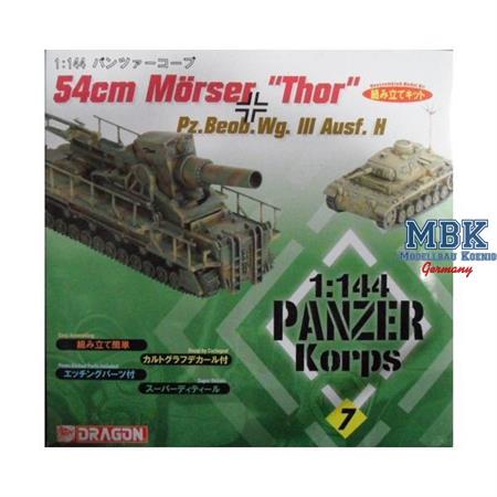 54cm Mörser "Thor" mit Pz.Beob.Wg. III  1:144