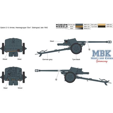 German 7,5 cm Pak 40 Anti-Tank Gun early prod.