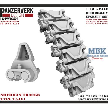 Sherman tracks Type T54E1 1/16