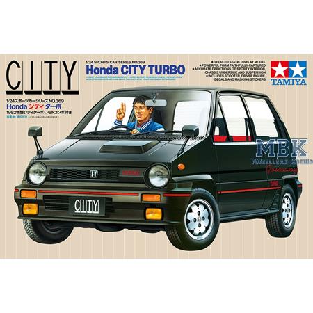 Honda City Turbo w/ Scooter 1:24