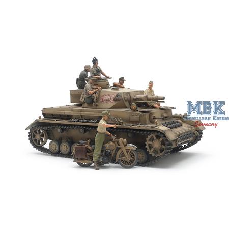 Panzer IV Ausf F & Motorcycle "North Africa"