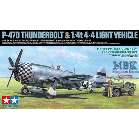 P-47D Thunderbolt & 1/4 Ton 4X4 Light Vehicle