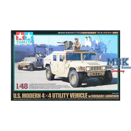 US Modern 4X4 Utility Vehicle w/Grenade Launcher