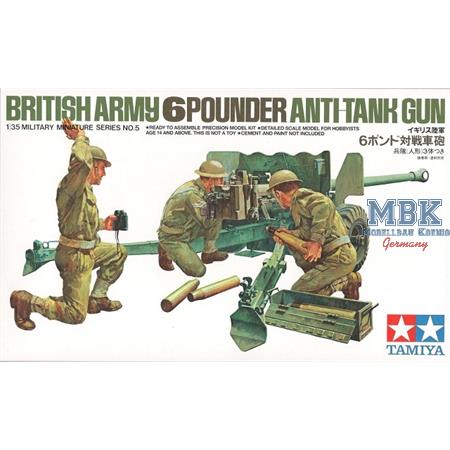 Britische 6 Pounder Anti Tank Gun limited Edition