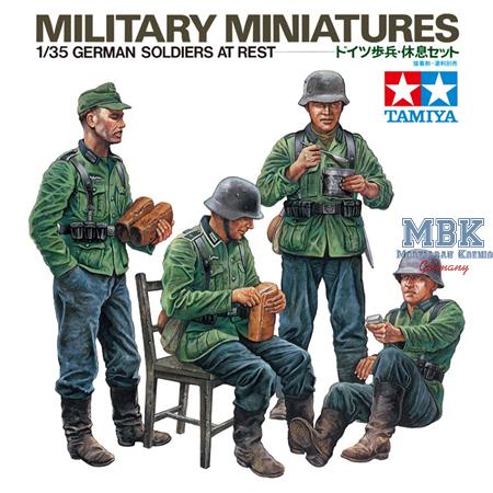 German Soldiers at Rest