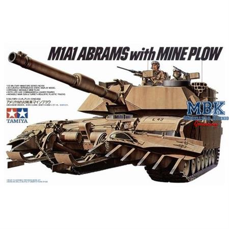 US M1A1 with Mine Plow