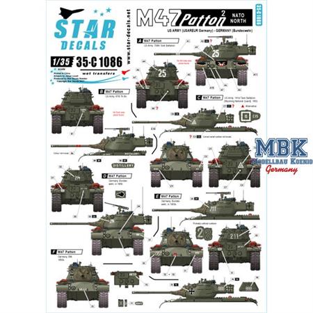 Special: M-47 Patton inkl. Star Decals: NATO North