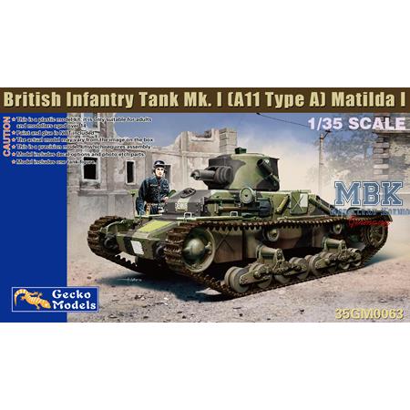 British Infantry Tank Mk. I (A11 Type I) Matilda I