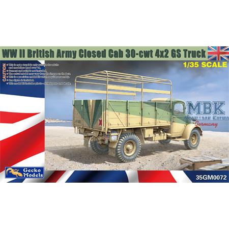 WWII British Army Closed Cab 30-cwt 4x2 GS Truck