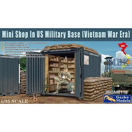 Mini shop in US military base (Vietnam War Era)