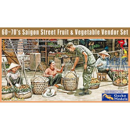 60's-70's Saigon Greengrocer Figure Set