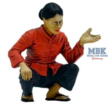 60's-70's Saigon Greengrocer Figure Set