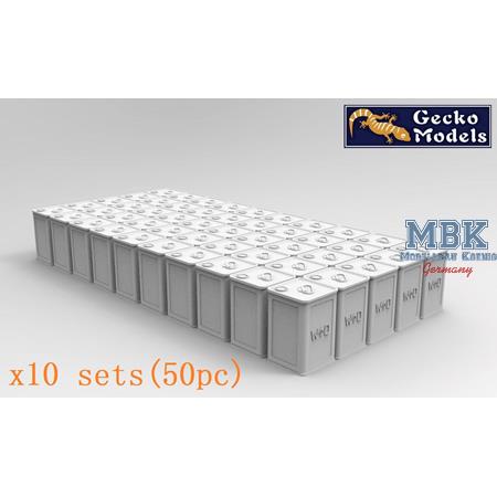 Early Type British 4 Gallon Flimsies (Value pack)