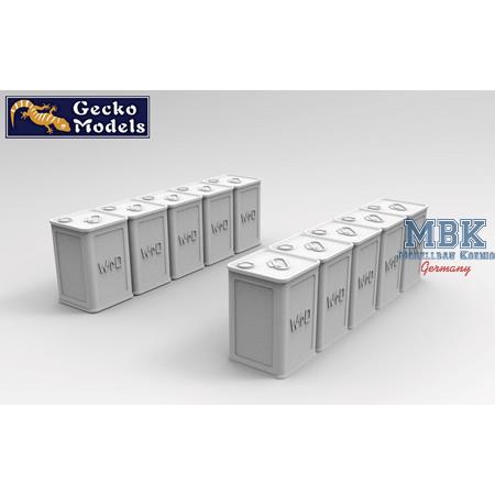 Early Type British 4 Gallon Flimsies (Value pack)