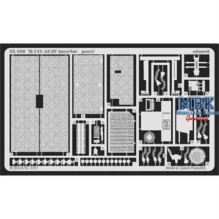 M113 ACAV interior (Tamiya)