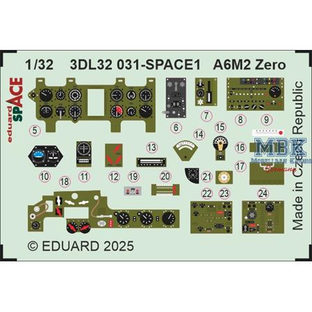 Mitsubishi A6M2 Zero SPACE 1/32