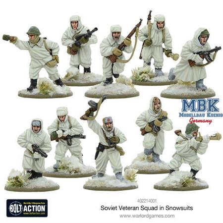 Bolt Action: Soviet Veteran Squad in Snowsuits
