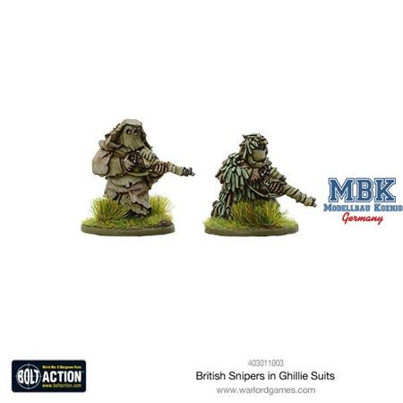 Bolt Action: British Snipers in Ghillie suits