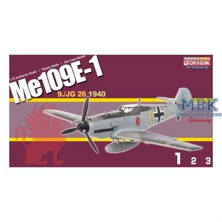 Me 109E-1, 9./JG 26, Feldwebel Artur Beese, 1940