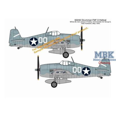 F6F-3 Hellcat, \"White 00\" CVAG-5 USS Yorktown, M