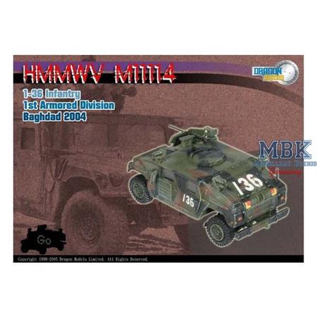 HMMWV M1114, Baghdad 2004, M2 & LVOSS launchers