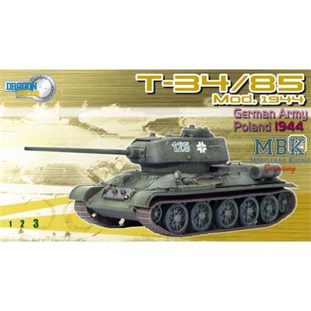 German T-34/85 Mod., Poland, 1944