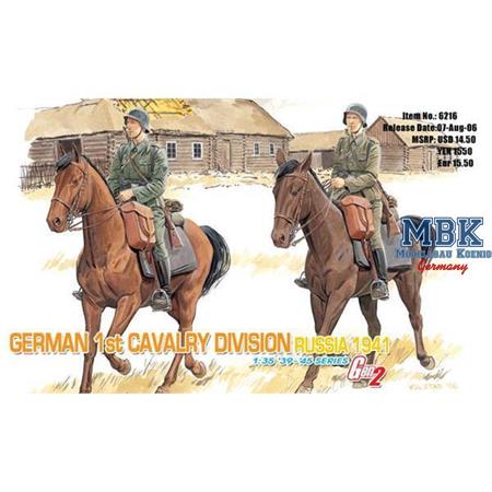 German 1st Cavalry Div., Russia 1941 (2 horses w/r