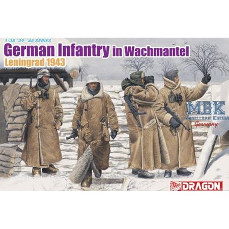 German Infantry in Wachmantel - Leningrad 1943