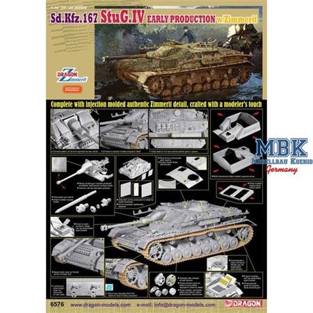 Sd.Kfz.167 StuG.IV Early Production w/Zimmerit