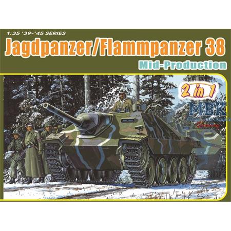 Jagdpanzer 38 " Hetzer " mid / Flammpanzer Version