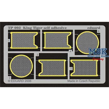 Königstiger Lüftergitter selbstklebend (Tamiya) -