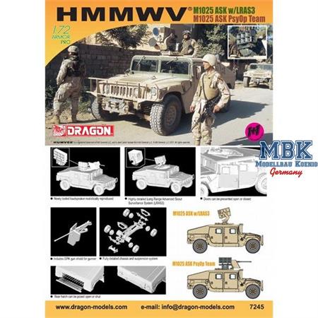 HMMWV M1025 ASK w/ LRAS3 & w/ Loudspeaker