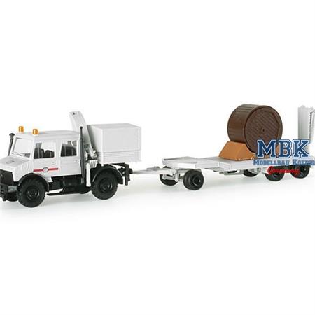 Unimog 1700+Tieflader DB