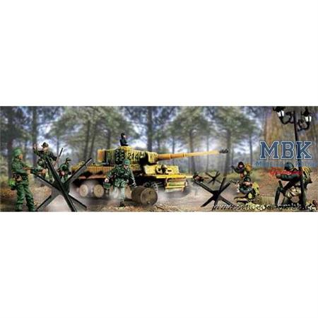 Tiger I mit Figuren
