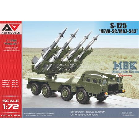 S-125 "Neva -SC" missile system on MAZ-543