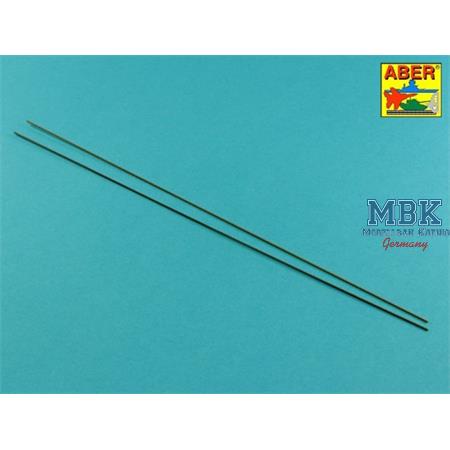Brass  hexagonal rods 1,0mm length 245mm x2 pcs.