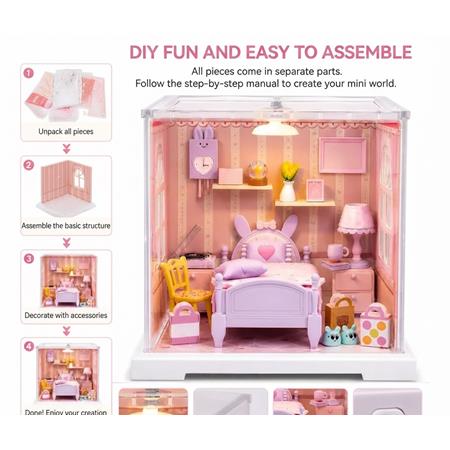 DIY Artisan Space Bedroom „Warm Little" Version 2