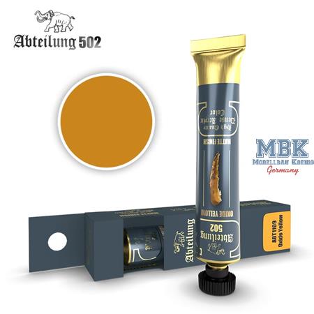 Acrylfarbe "Oxide Yellow"