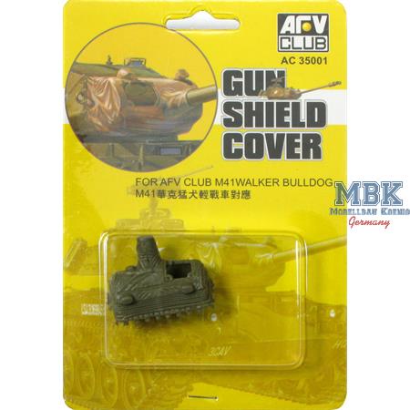 Gun Shield Cover for AFV Club M41 Walker Bulldog