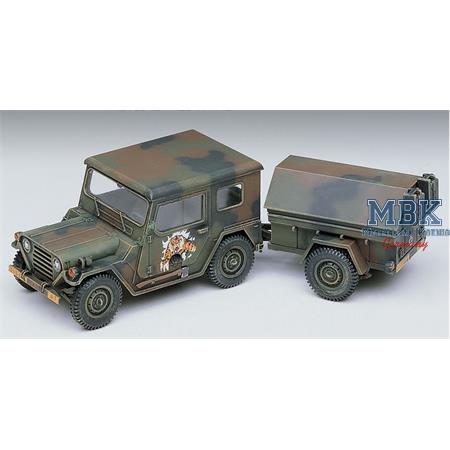 M151A2 Ford MUTT Hard Top with Trailer