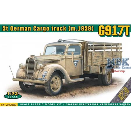 3t German Cargo truck (m.1939) G917T metal cab