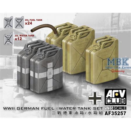German Fuel / Water Tank Set