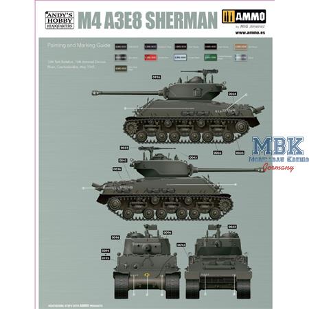 AHHQ-001 M4A3E Sherman "Easy Eight" (1:16)