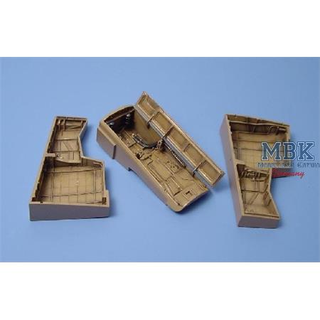 Dornier Do 335 Pfeil Fahrwerkschacht für Tamiya Ba