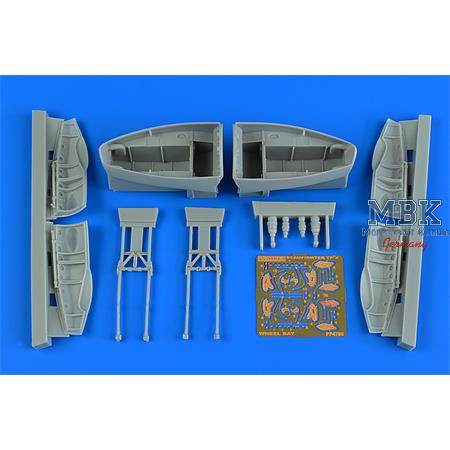 BEAUFIGHTER TF.X WHEEL BAY SET 1-48