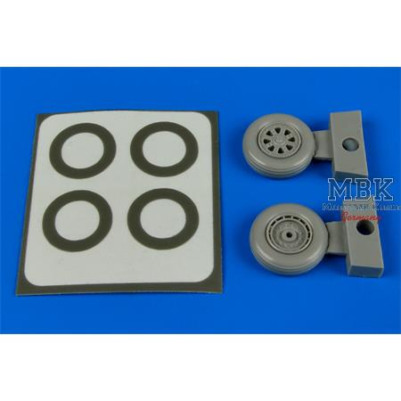 F6F HELLCAT WHEELS & PAINT MASKS  (TYPE B)